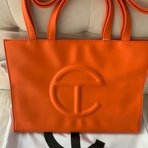 New Telfar Orange Medium Tote